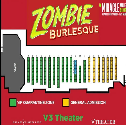 Las Vegas Shows Tonight Zombie Burlesque at Miracle Mile Shops at