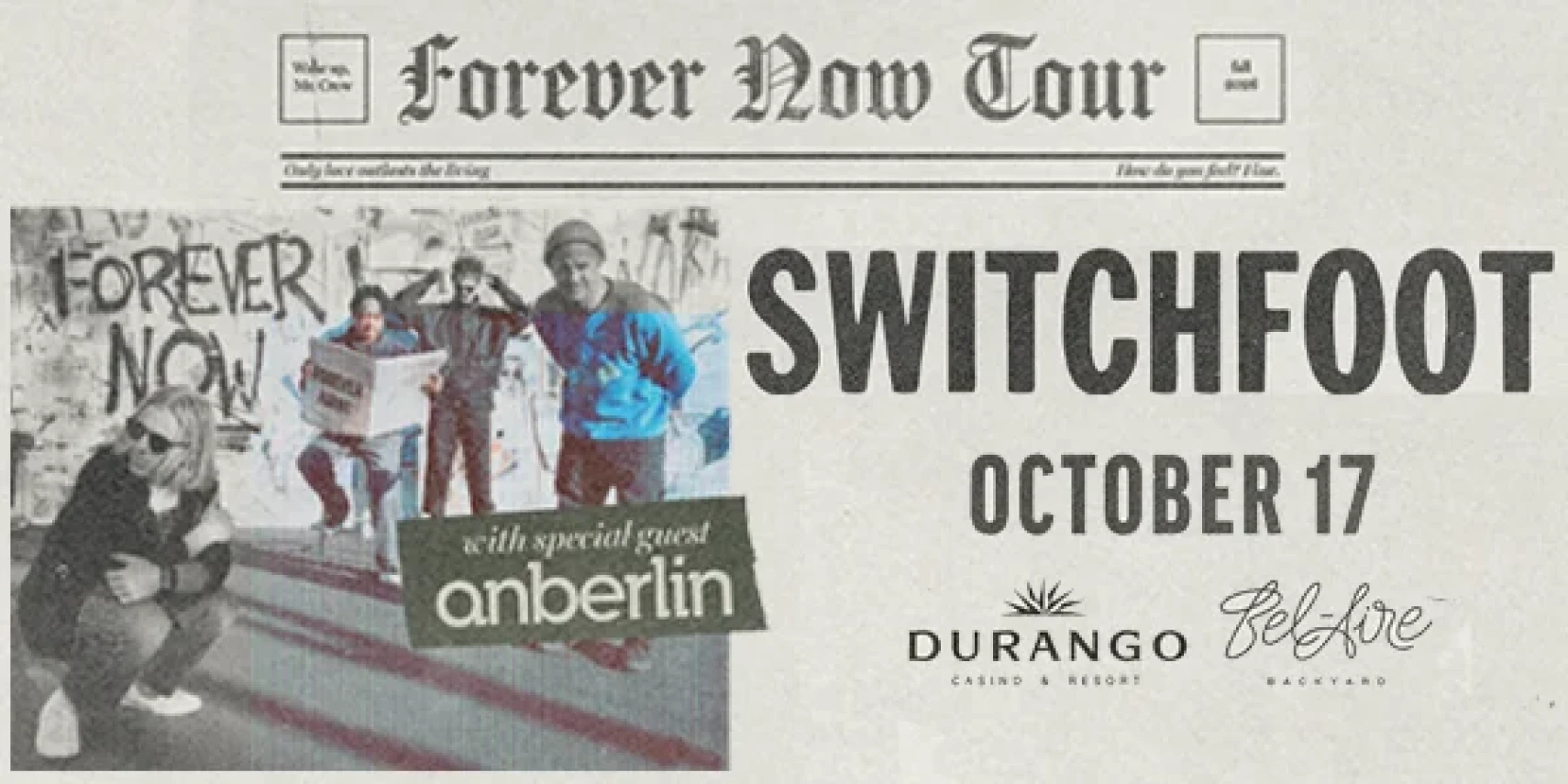 Switchfoot with Special Guest Anberlin
