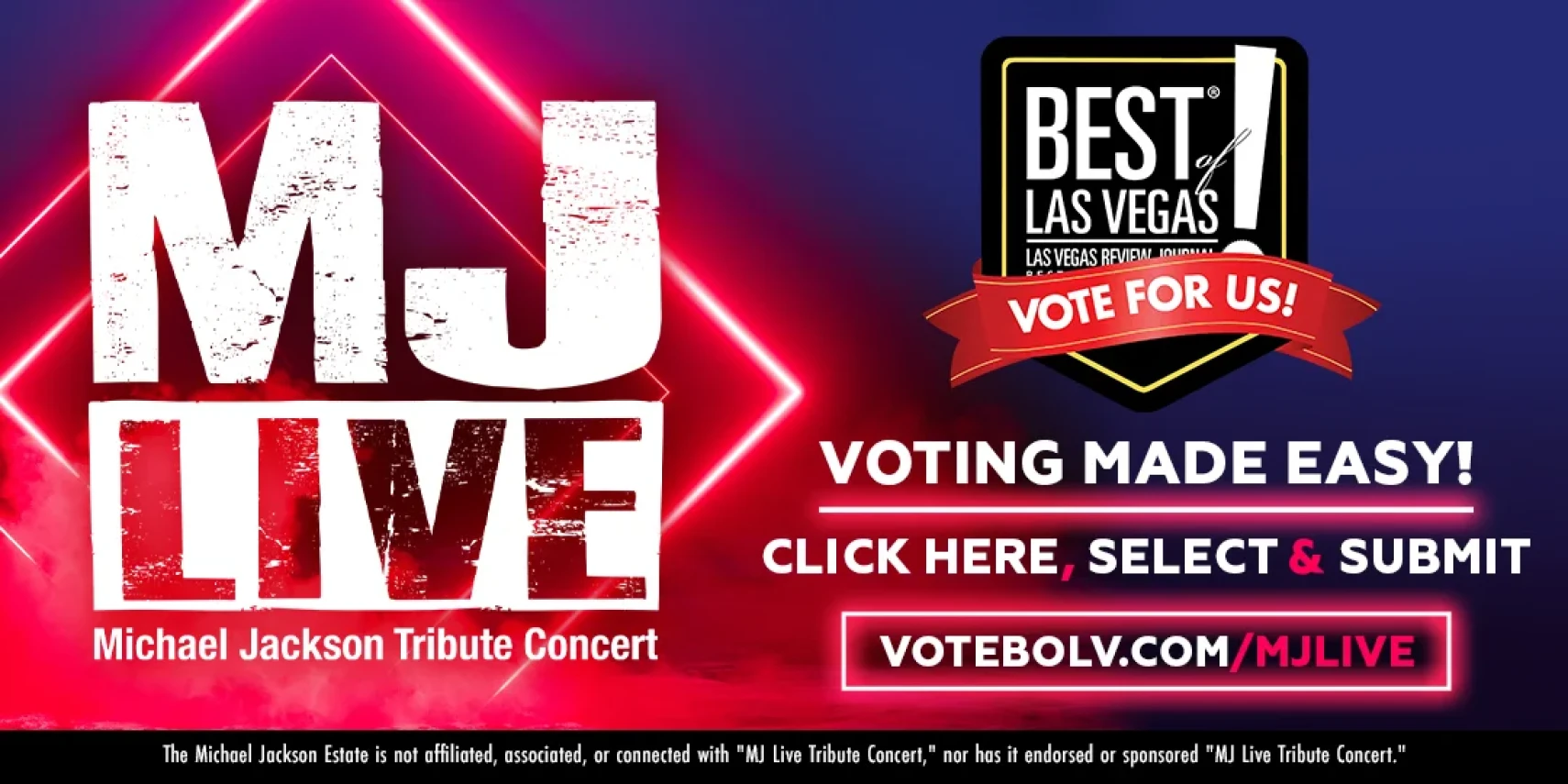Vote for MJ LIVE!